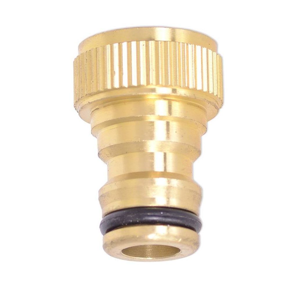 GARDENA Connector BRASS HOSE TAP Connector Faucet Pressure Washer Hose Thread Brand New 