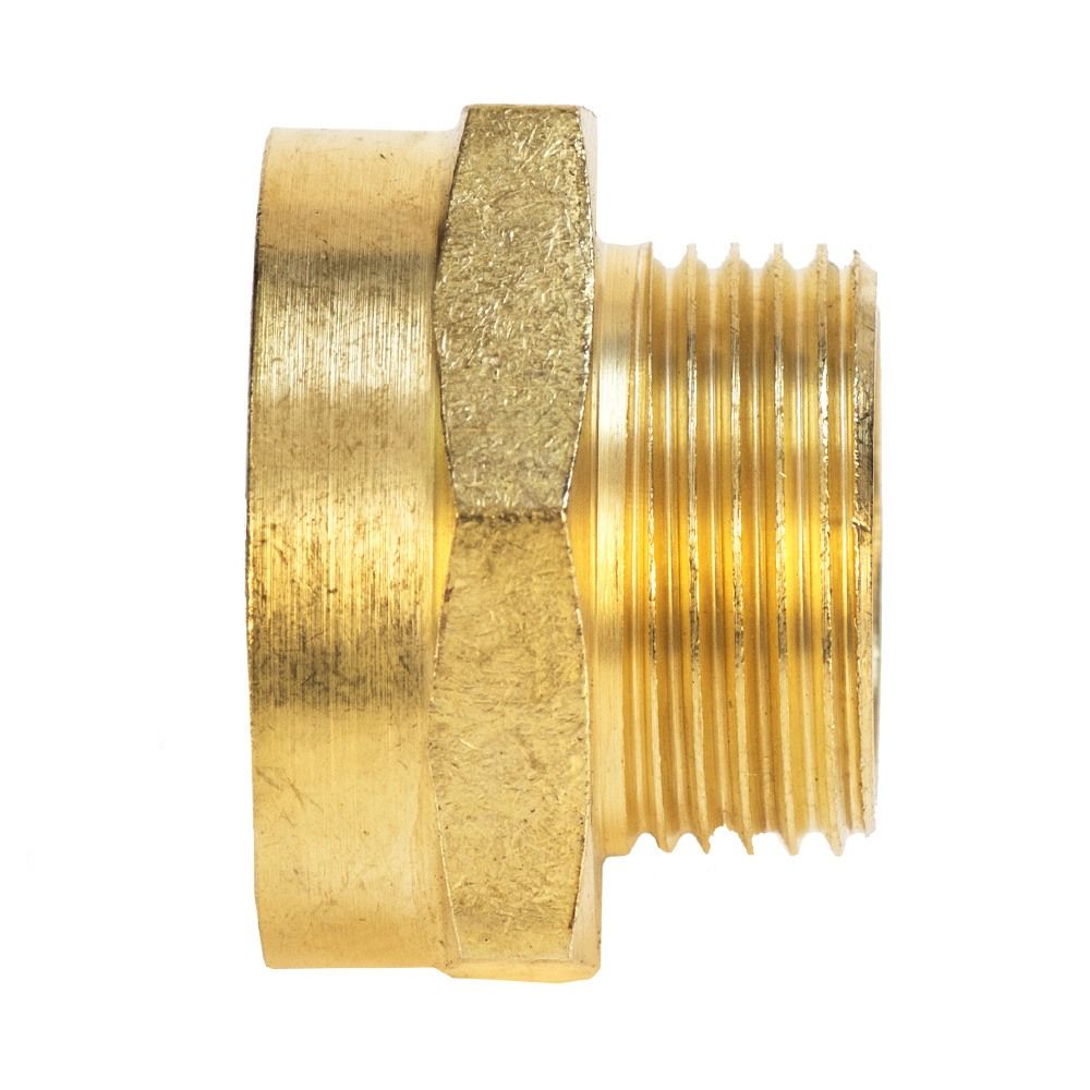 1" x 3/4" Brass Reducing Bush Adaptor BSP Socket 