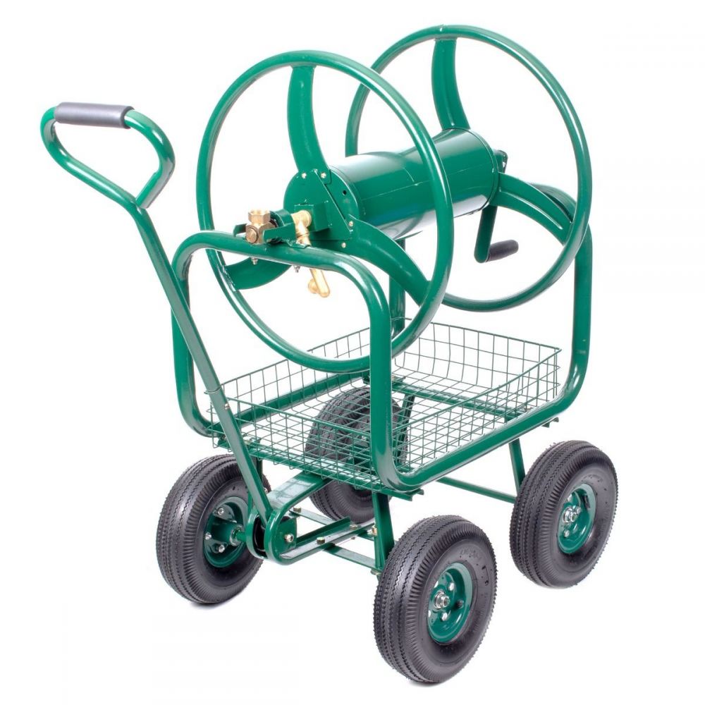 Image of Plastic Hose Reel Cart with Wheels