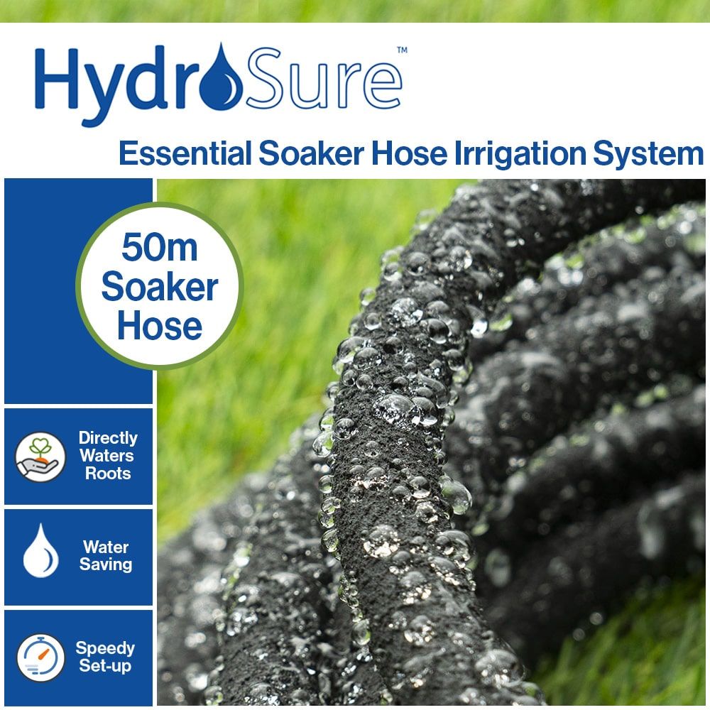 Hedging /border water kits 50m porous pipe/drip/soaker hose,optional accessories 