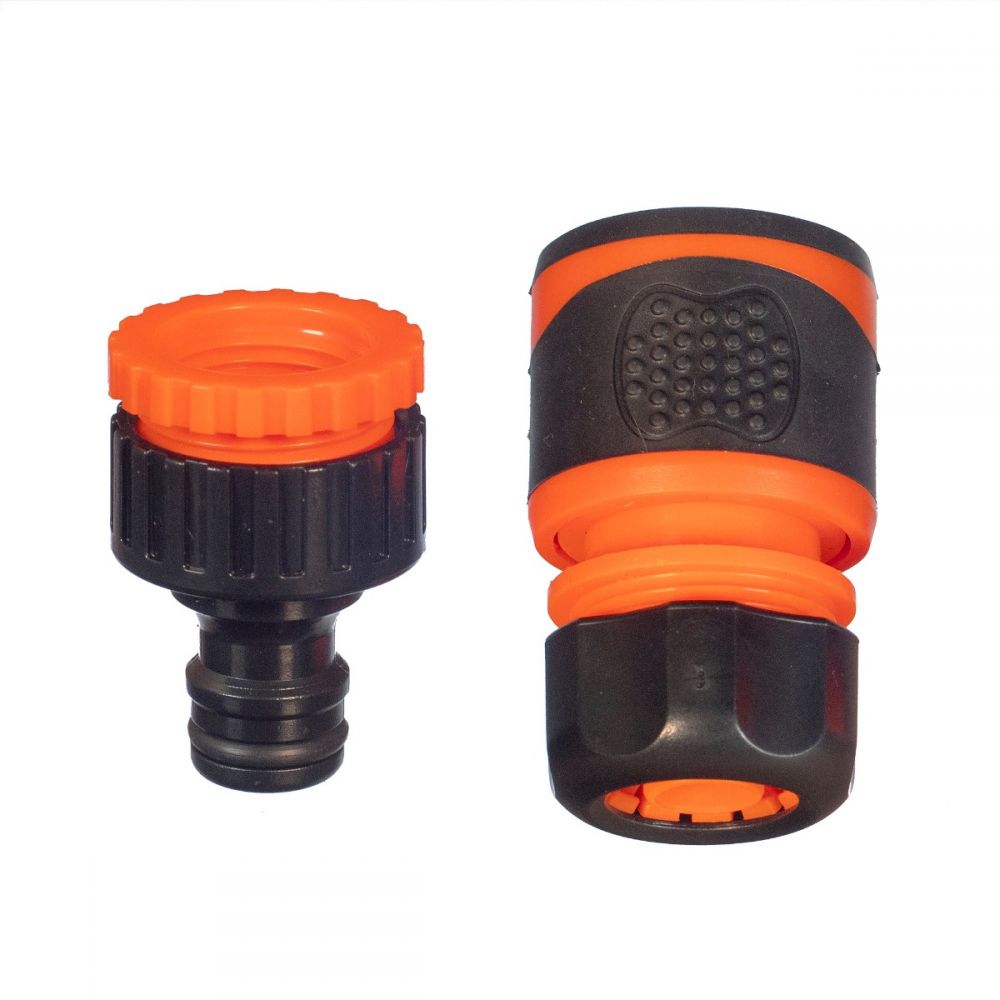 Multi Purpose Tap Connector Set Hose Ascessory Watering Equipment 1/2'' 3/4"