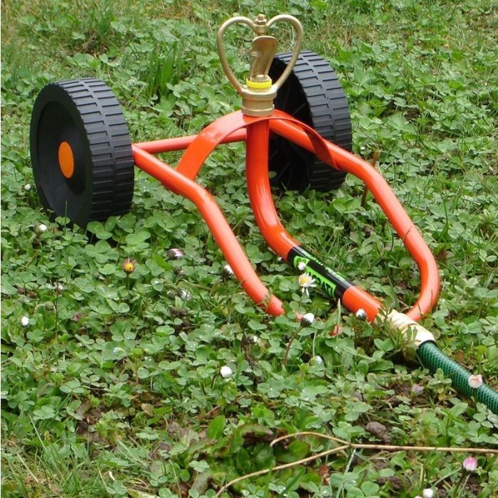 HydroSure Travelling Sled Sprinkler can be connected to your hose pipe using push-fit hose connectors and fittings.
