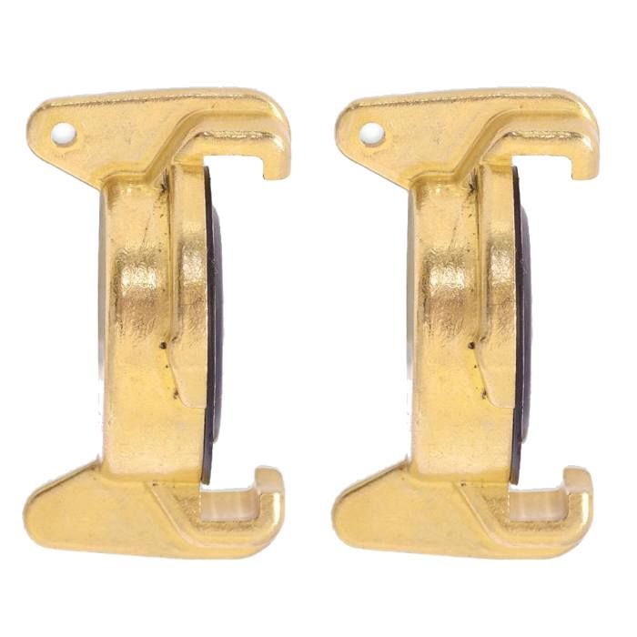 HydroSure Brass Claw Lock Blanking Cap Brass Coupling - 16 BAR - Pack of 2. Cap off the end of a run of hose pipes using this brass garden hose fitting. Shop Brass Hose Fittings at Water Irrigation.