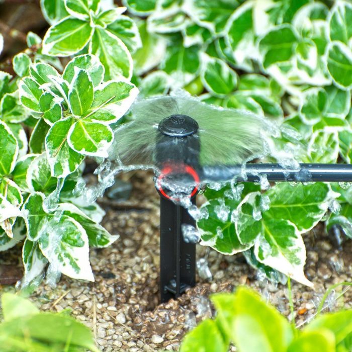 HydroSure 360 Degree Pressure Compensating Umbrella Bubbler Spike 75 L/h - Pack of 25. Irrigation bubblers for trees are easy to install & provide effective root zone watering.