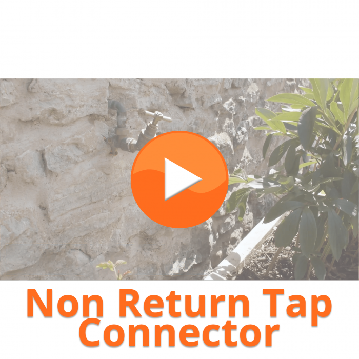 Hozelock Non Return Outdoor Tap Connector - 1/2" and 3/4"
