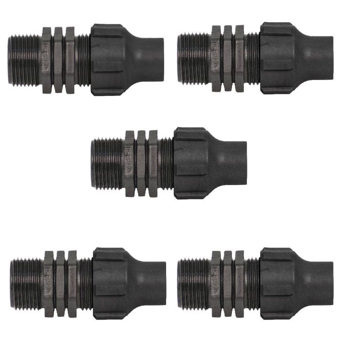 HydroSure Nut Lock - 14mm x 3/4&apos;&apos; BSP Male - Pack of 5