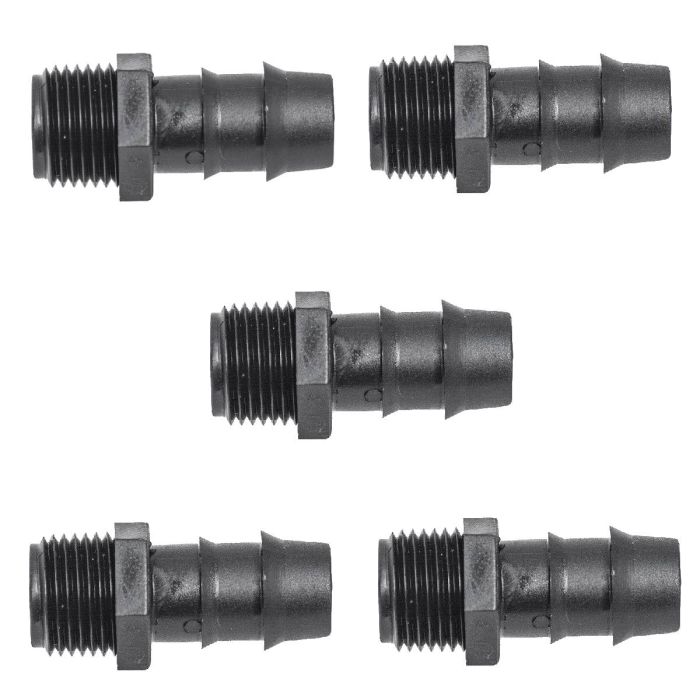 HydroSure Adaptor Barb - 18mm to 1/2" BSP Male - Pack of 5