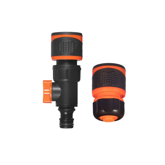 HydroSure Connector Set - Hose End Connector with Control Valve - 13mm (½”)