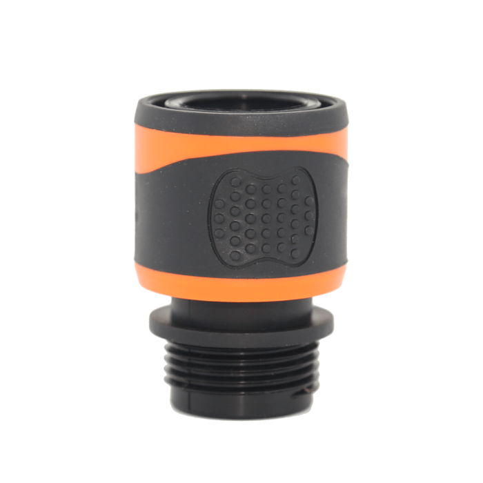 HydroSure Quick Click to Male Adaptor 3/4". A multi-use component. Water Irrigation Solutions manufactured for long-lasting functionality. Shop Online.