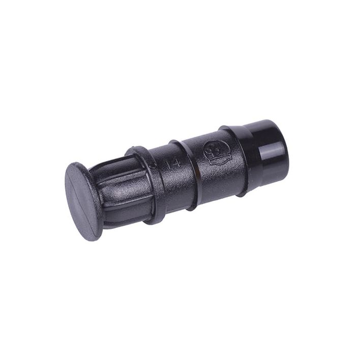 HydroSure Soaker Hose Double Barbed End Plug - 13mm - Black - Pack of 10