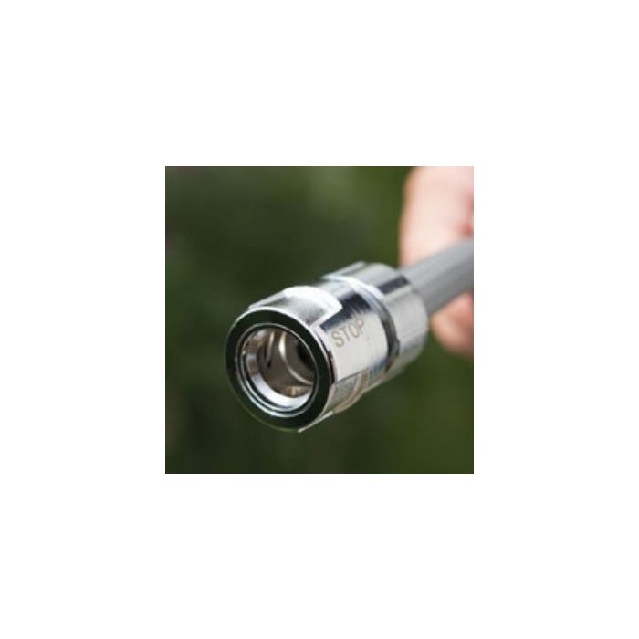 GEKA Quick Click Hose End Connector with Waterstop - 13mm (1/2")