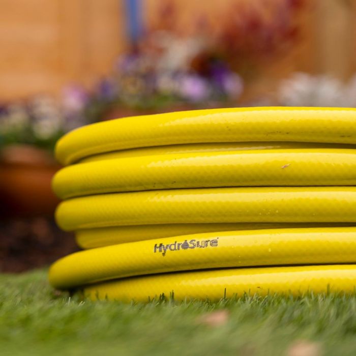 HydroSure Flexible Garden Hose Pipe - 19mm x 25m - Yellow