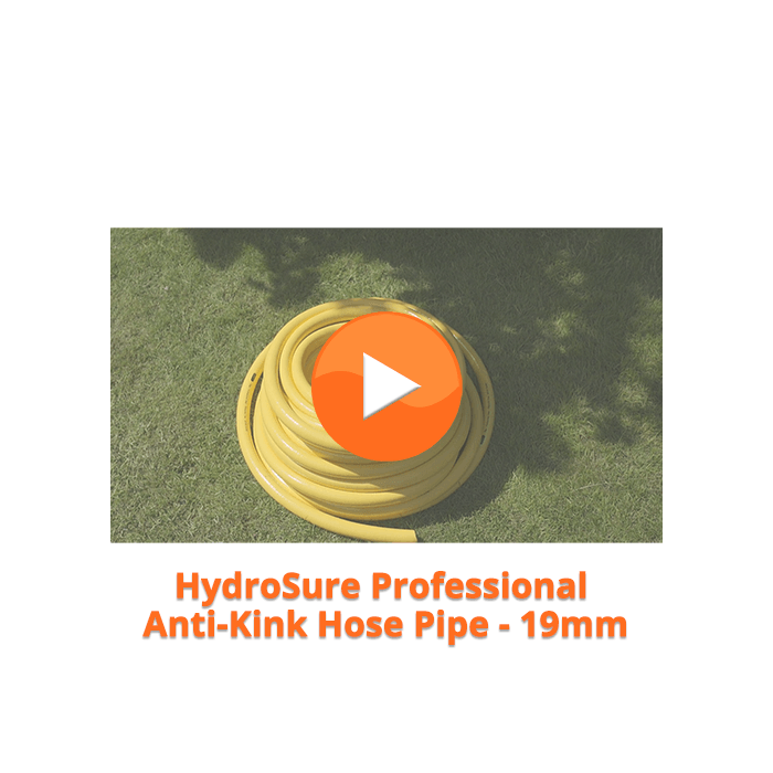 HydroSure Professional Anti-Kink Garden Hose Pipe – 19mm x 25m