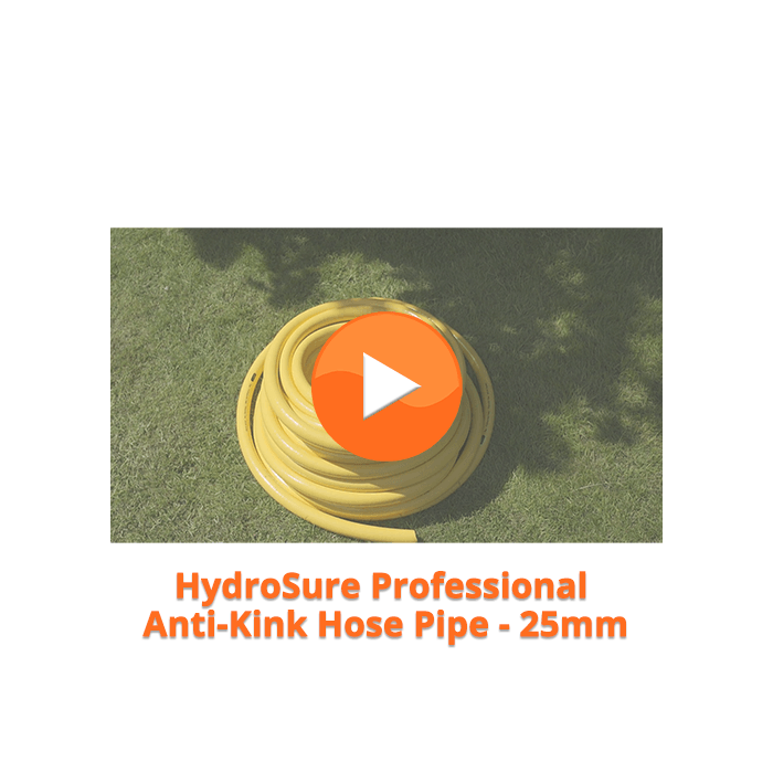 HydroSure Professional Anti-Kink Garden Hose Pipe – 25mm x 25m