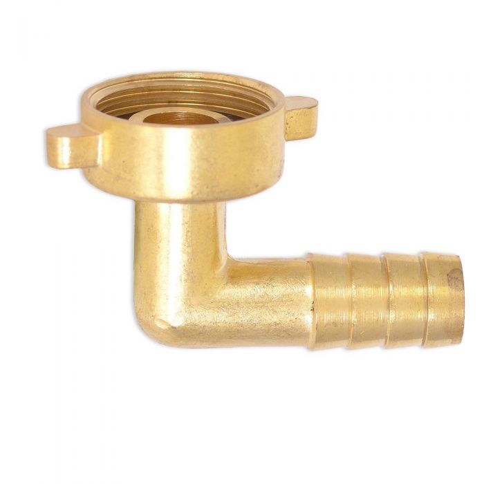 HydroSure 90 Degree Brass Tap Connector –  3/4" x 13mm