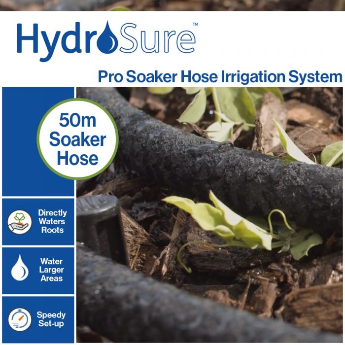 HydroSure Pro 50m Soaker Hose Irrigation System