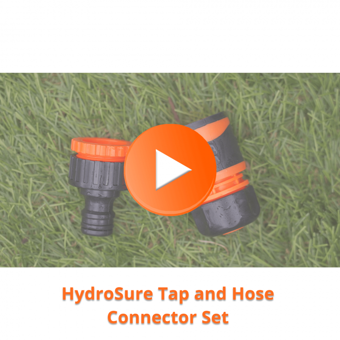HydroSure Tap and Hose Connector Set - 1/2" and 3/4"