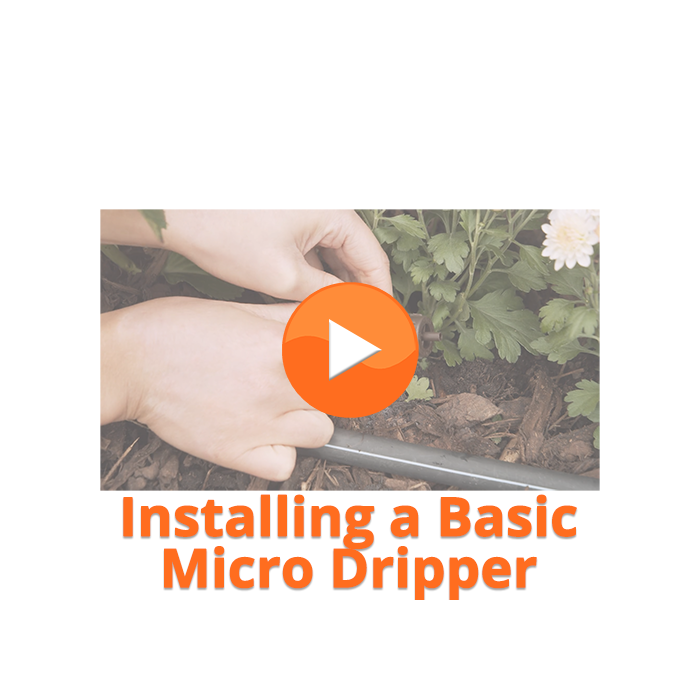Pack of 100 Hydrosure Pressure Compensated Pinch Drip™ Micro Irrigation Dripper - 8 L/h