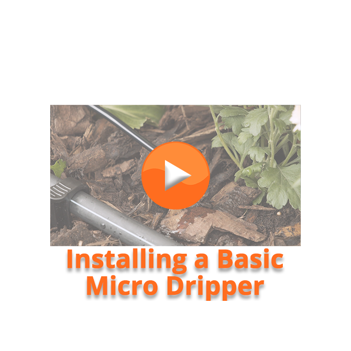 Hydrosure Pressure Compensated Pinch Drip™ Micro Irrigation Dripper - 2 L/h - Pack of 100