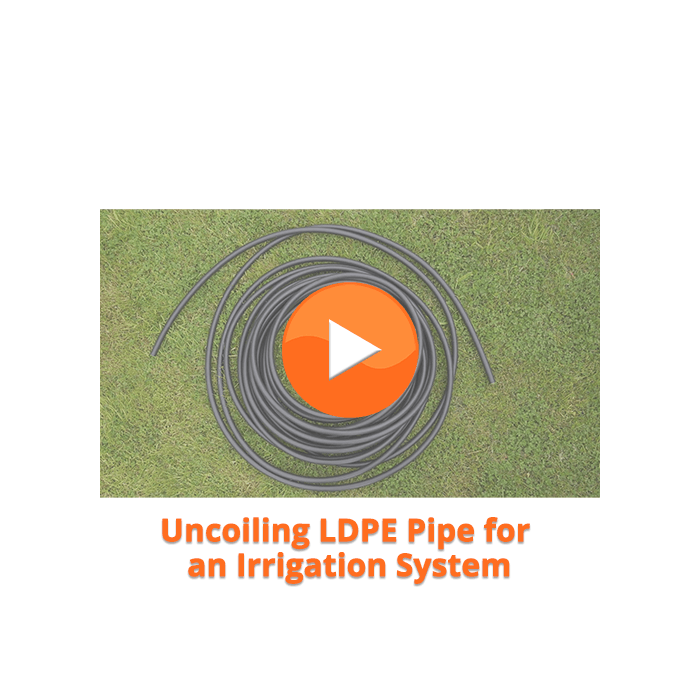 HydroSure LDPE Pipe - 14mm x 15m - Black (16mm external)