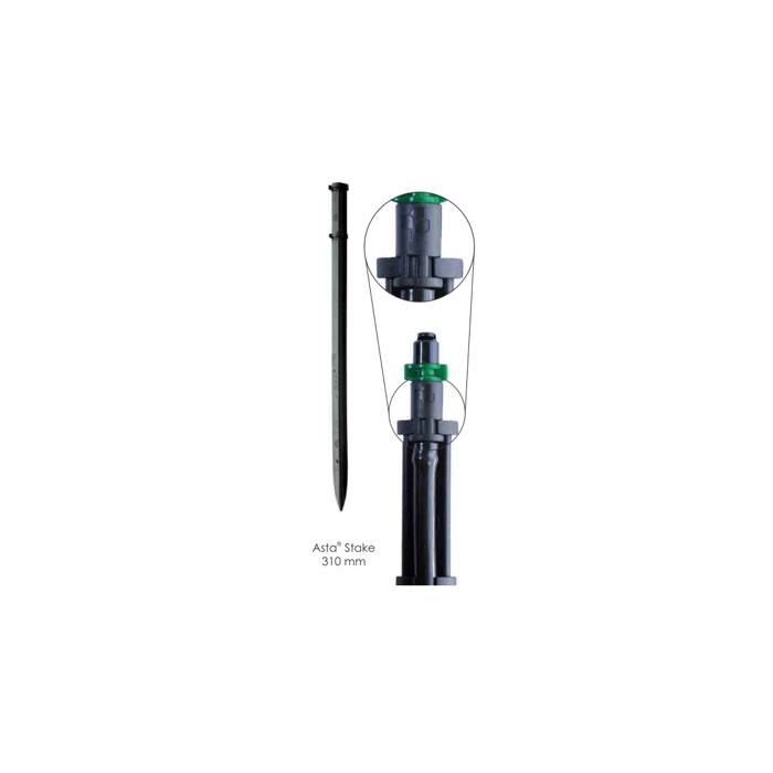 HydroSure Micro Adaptor- 4mm - Pack of 10. Allows complete flexibility of where to place micro sprays & sprinklers as you can attach a length of micro pipe up to 4m long.