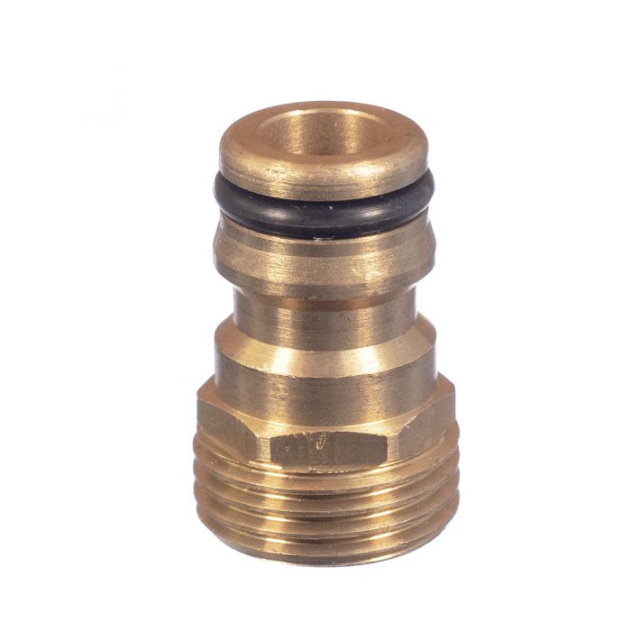 HydroSure Brass Male Threaded Quick Click Tap Adaptor 1/2" (13mm)