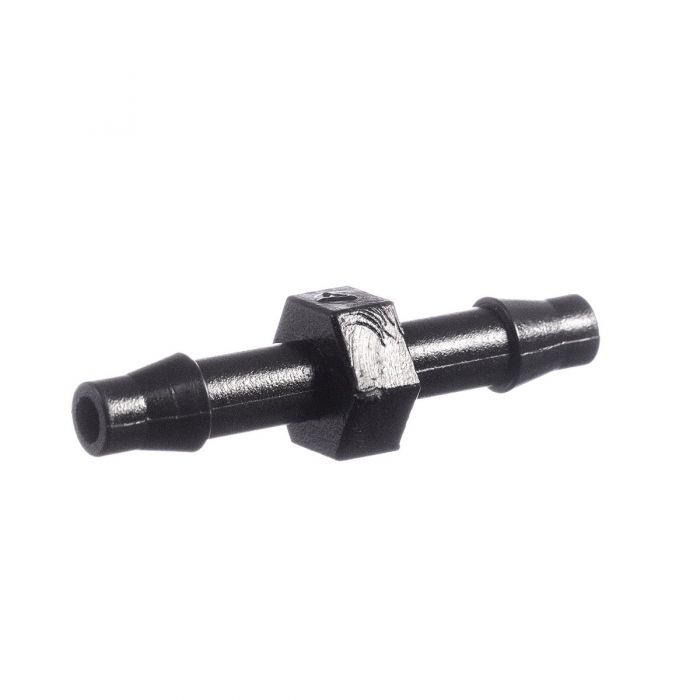 HydroSure Barbed Joiner - 4mm x 4mm - Black - Pack of 100