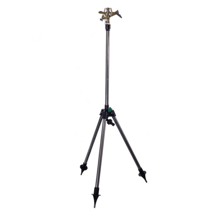 HydroSure Telescopic Tripod with Part and Full Circle Impulse Sprinkler