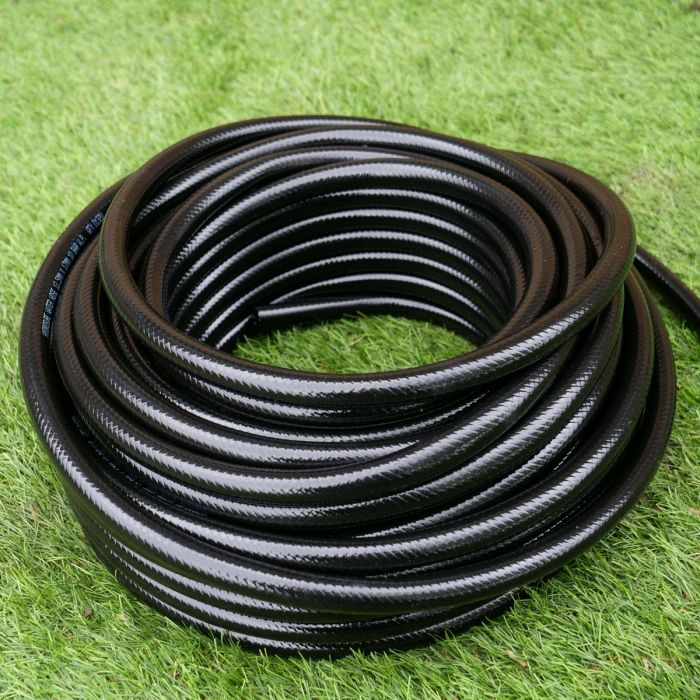 HydroSure Flexible Garden Hose Pipe - 13mm x 30m - Black