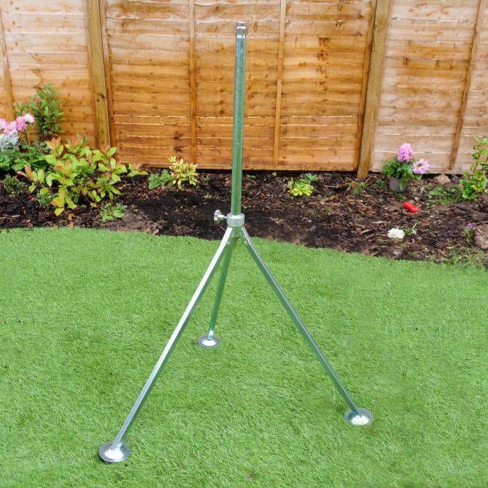 Telescopic Sprinkler Tripod 3/4" and 1/2" for lawn and field irrigation.