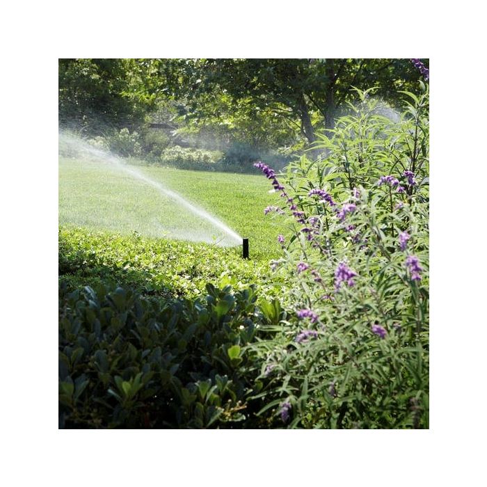 Hunter PGJ Adjustable Rotor 4" Pop Up Sprinkler. For convenience, the PGJ rotor arrives with 8 easy-to-install and change water-efficient nozzles.
