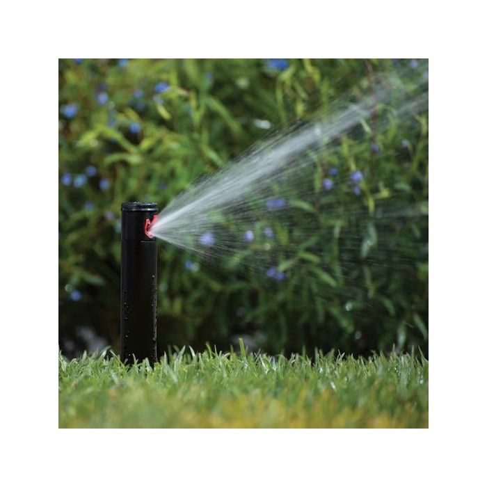 Hunter PGJ Adjustable Rotor 4" Pop Up Sprinkler. With easy arc adjustment and water-efficient nozzles, the PGJ rotor also works alongside larger rotors to combine big and small areas in a single zone.
