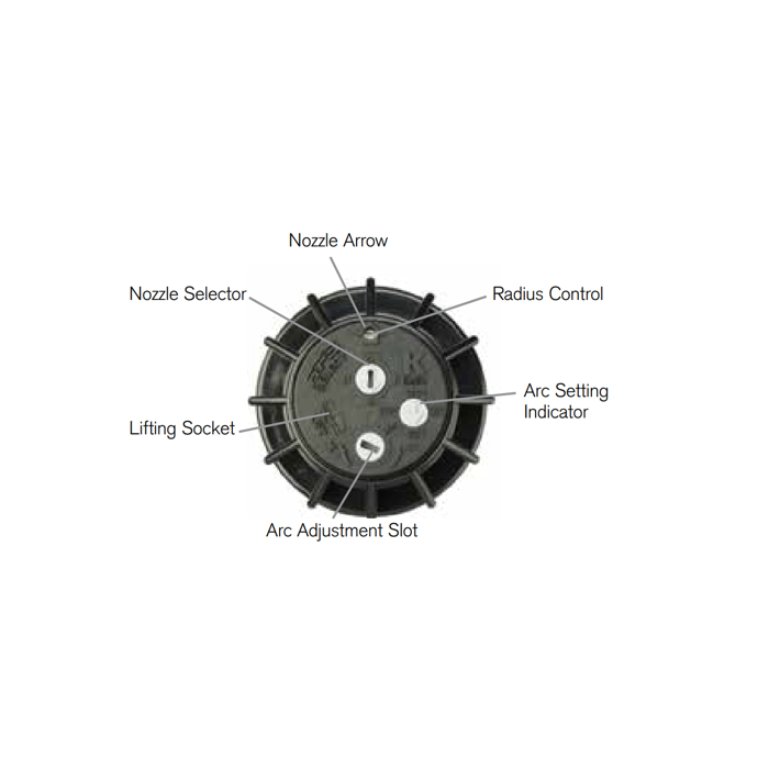 HydroSure RPS Select ¾” Rotor Sprinkler – 4”