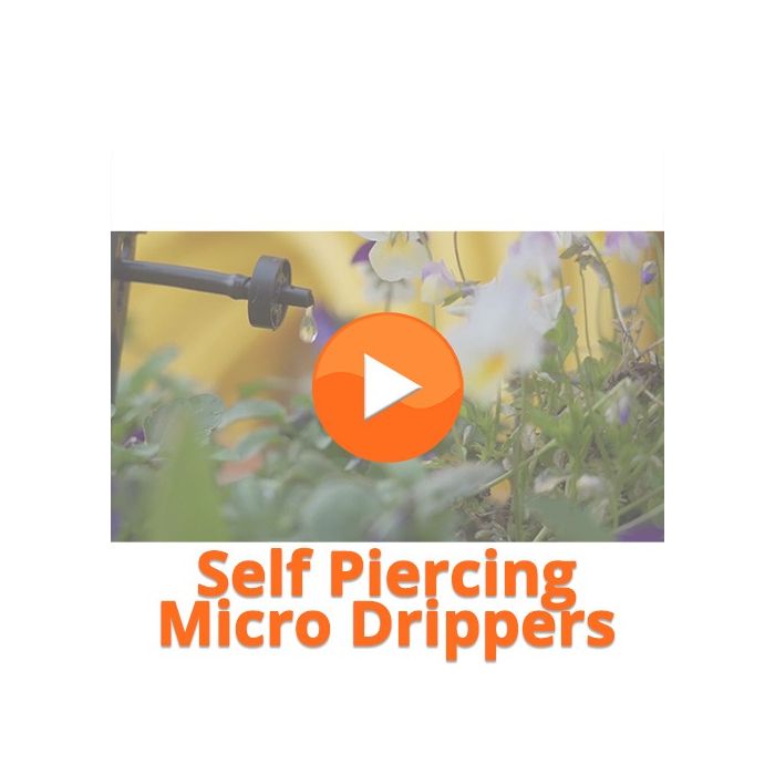 Pack of 100 HydroSure Self Piercing Micro Irrigation Dripper - 2 LPH