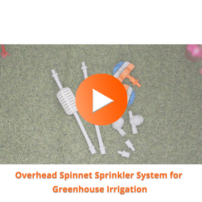 Greenhouse Irrigation Female Base Connector for Spinet Sprinkler - 4mm