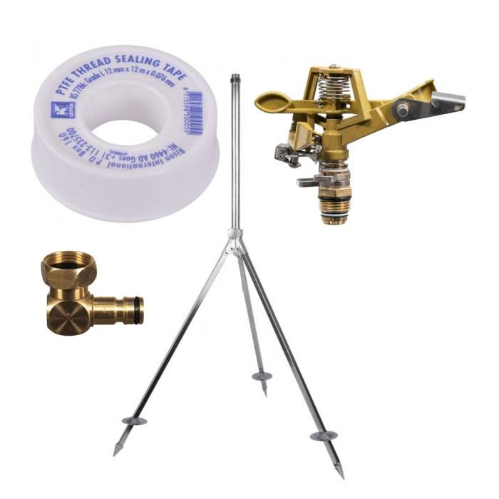 HydroSure Complete Tripod Sprinkler Kit, Complete with everything you need to keep your lawn watered. Next-day delivery.