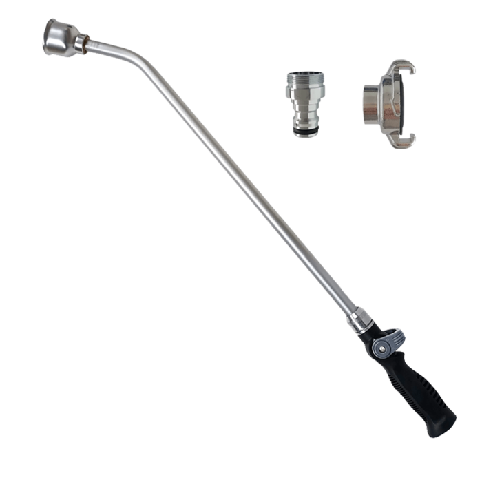 HydroSure Thumb Control Watering Lance with Connector Set - 60cm. Features a large face for professional garden watering.