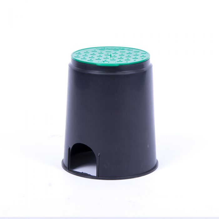 HydroSure Circular Valve Box - 6". Ideal for the installation of a single solenoid valve, stop tap or drain valve.