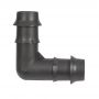 HydroSure Double Barbed Elbow - 18mm - Black - Pack of 100