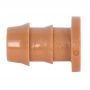 HydroSure Double Barbed End Plug - 14mm - Brown - Pack of 25