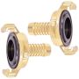 HydroSure Brass Claw Lock Hose Tail 1/2"/13mm - Pack of 2. High-quality hose fittings & connectors for garden watering. Shop now.