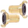 HydroSure Brass Claw Lock Hose Tail 1"/25mm - Pack of 2