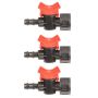 HydroSure Barbed Valve Connector - 3/4" BSP Female x 14mm - Pack of 3