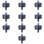 Hydrosure Pressure Compensated No Drain Micro Irrigation Dripper – 8 L/h - Pack of 10