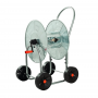 HydroSure 160M Galvanised Steel side wind Hose Reel Cart complete with hose fittings for 19mm hose pipes.
