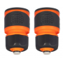 HydroSure Hose End Connectors with Waterstop 13mm/15mm - Pack of 2