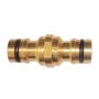 HydroSure Brass Quick Click Male Joiner. Made from brass for strength & durability. Next-day delivery.