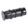 HydroSure Barbed End Plug - 16mm - Black - Pack of 25