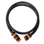 HydroSure Flexible Black Leader Hose Set 13mm x 1.5M. Connect your hose storage solution to the tap in seconds using this connection set. 