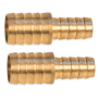 HydroSure Brass Hose Joiner 13mm x 19mm (1/2" x 3/4") - Pack of 2